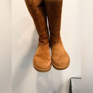 UGG Chestnut Brown Knightsbridge Zip Up Boots
